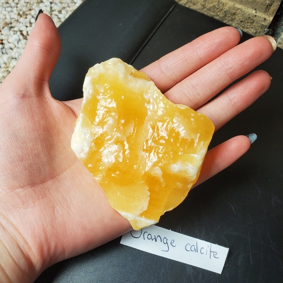 Orange Calcite Crystal